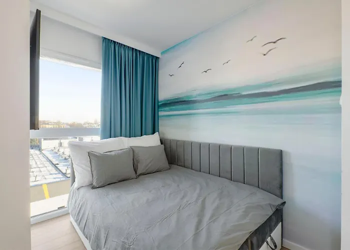 Lägenhet Centrum Wigury Parking Dostep Na Kod Bialy