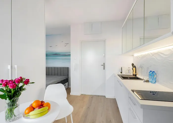 Lägenhet Centrum Wigury Parking Dostep Na Kod Bialy *