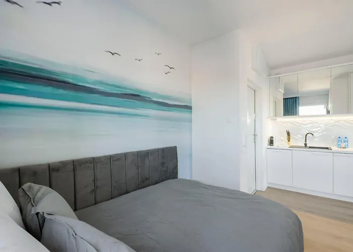 Lägenhet Centrum Wigury Parking Dostep Na Kod Bialy *